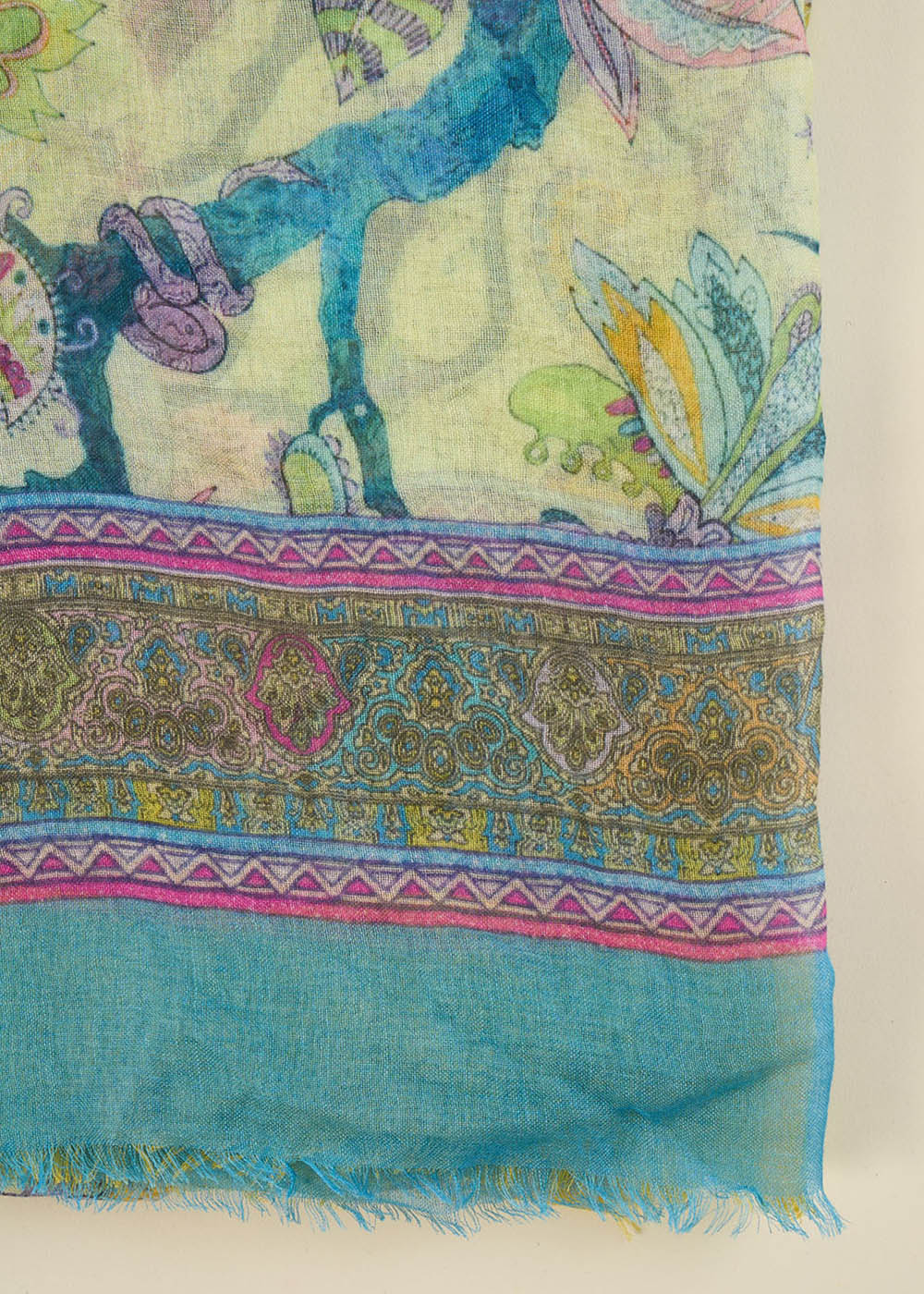Foulard imprimé floral