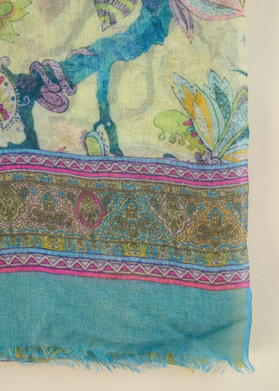 Foulard imprimé floral
