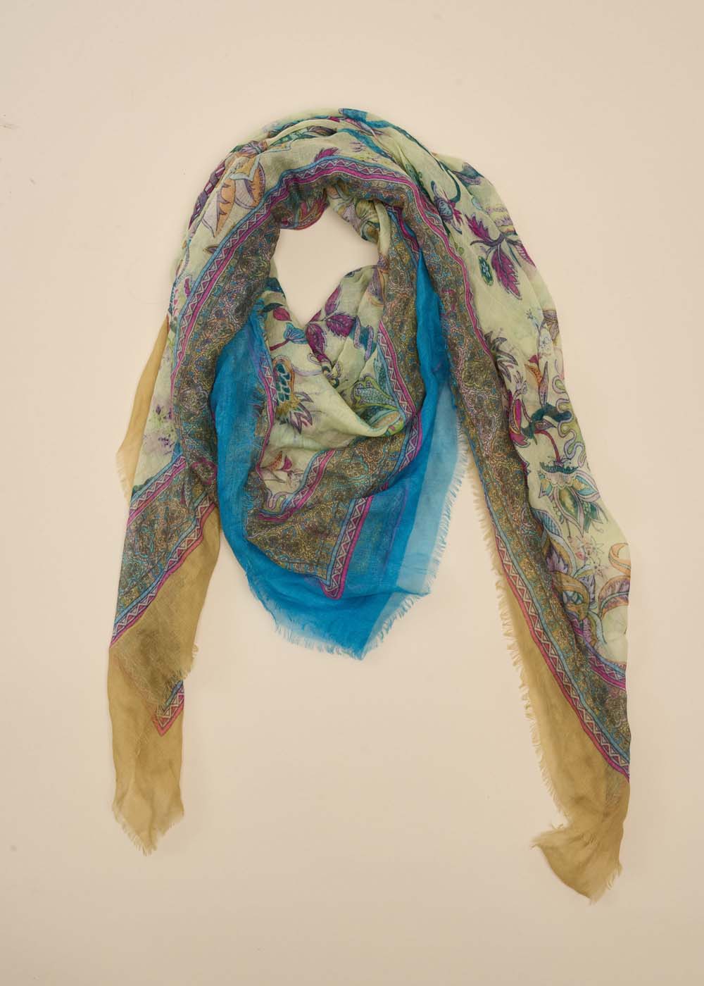 Foulard imprimé floral