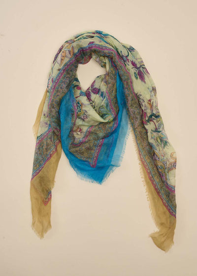 Foulard imprimé floral