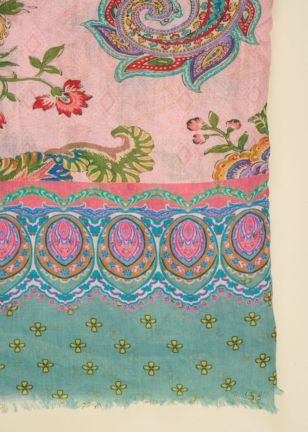 Foulard imprimé multicolore