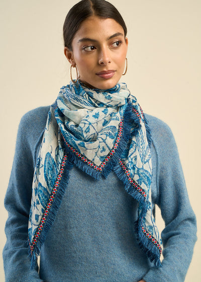 Foulard à franges