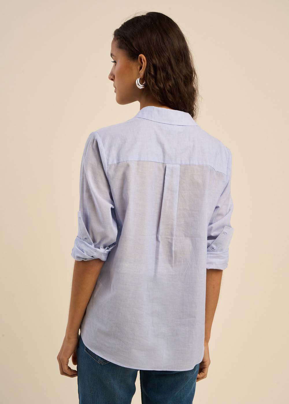 Chemise fluide à col classique