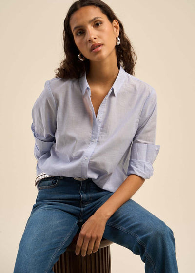 Chemise fluide à col classique