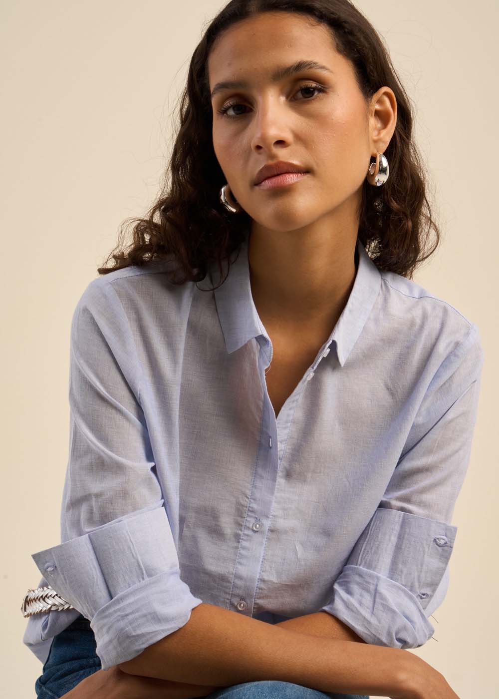 Chemise fluide à col classique