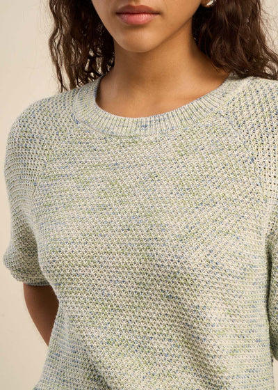 Pull chiné manche 3/4