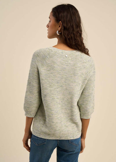 Pull chiné manche 3/4