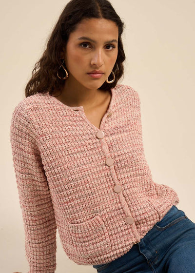 Gilet détails boutons bijoux