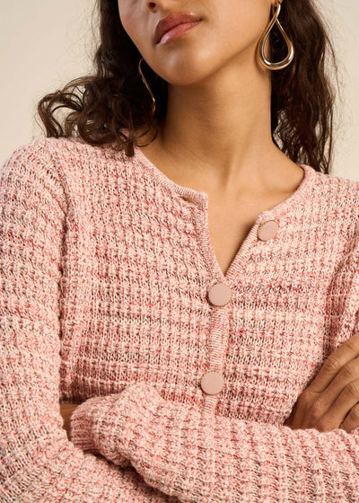 Gilet détails boutons bijoux