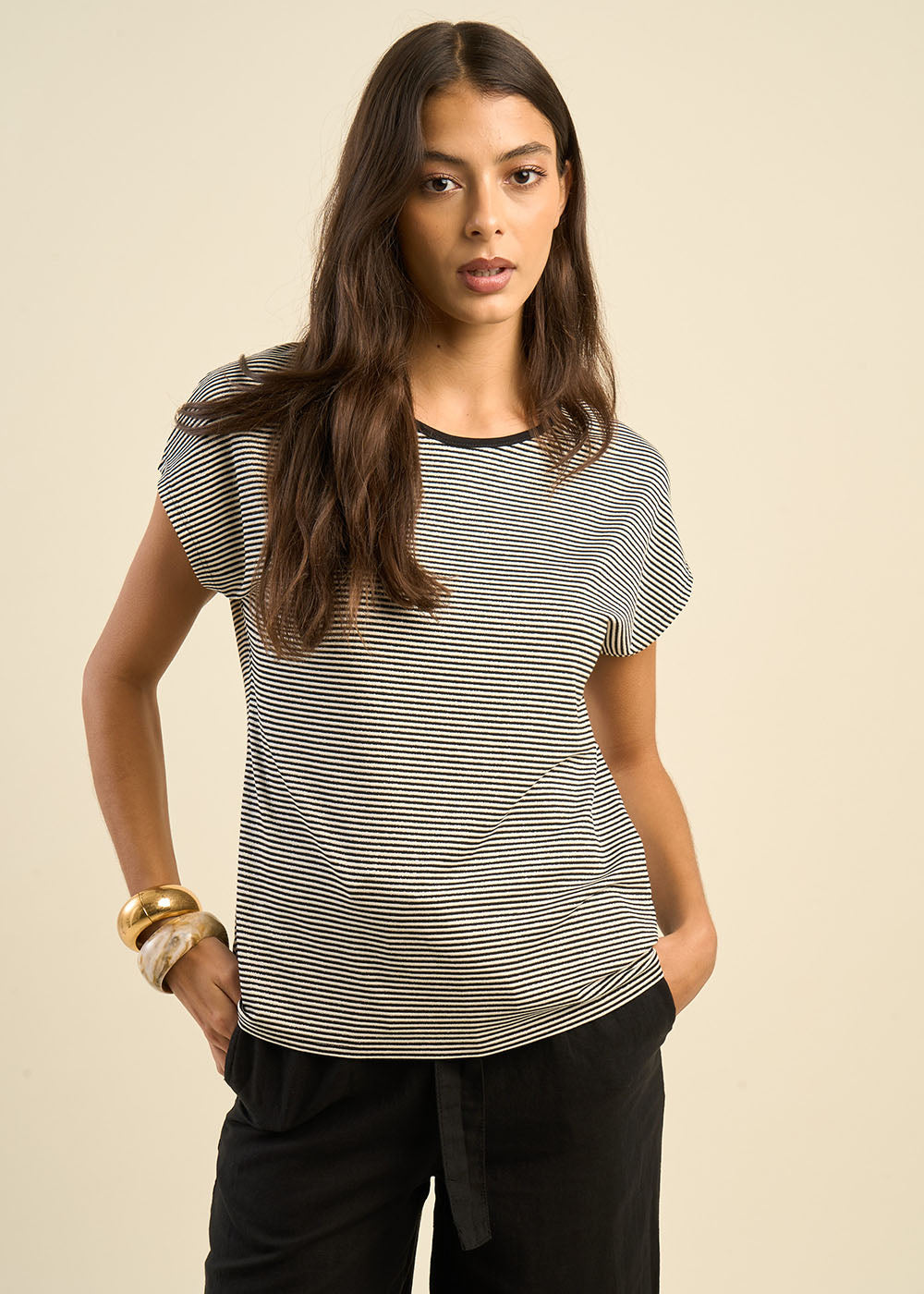 Tee-shirt à motifs rayures
