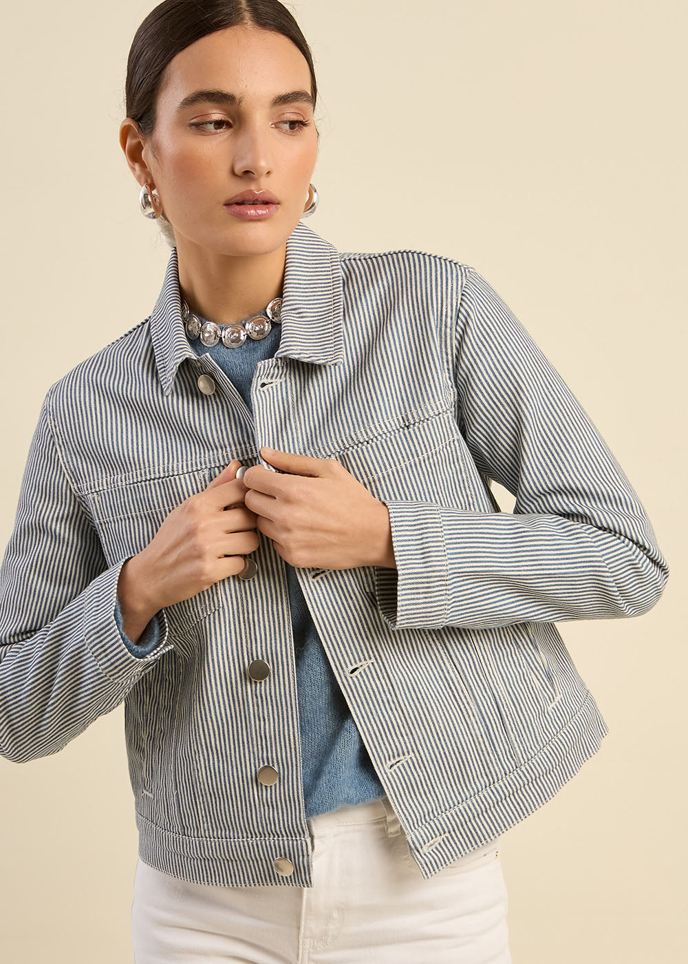 Blouson rayé