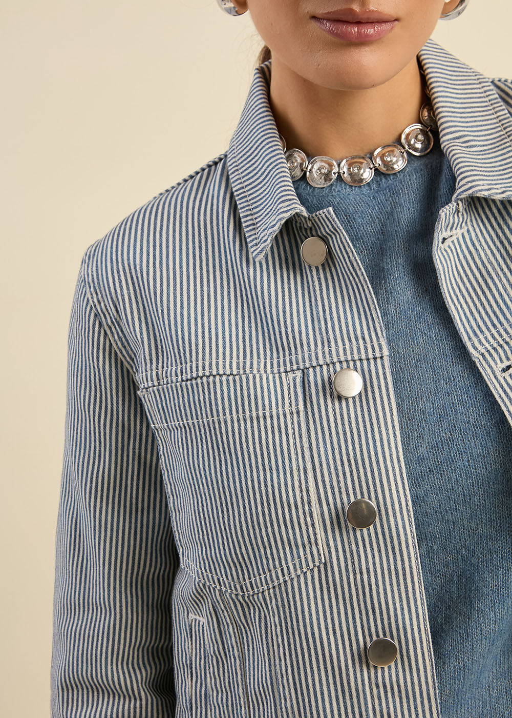 Blouson rayé