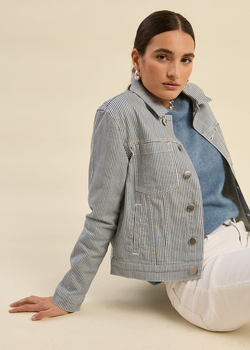 Blouson rayé