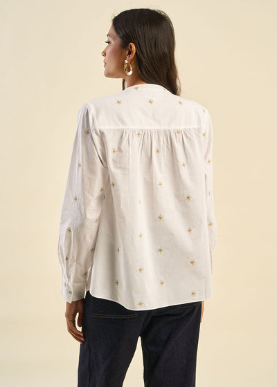 Chemise brodée