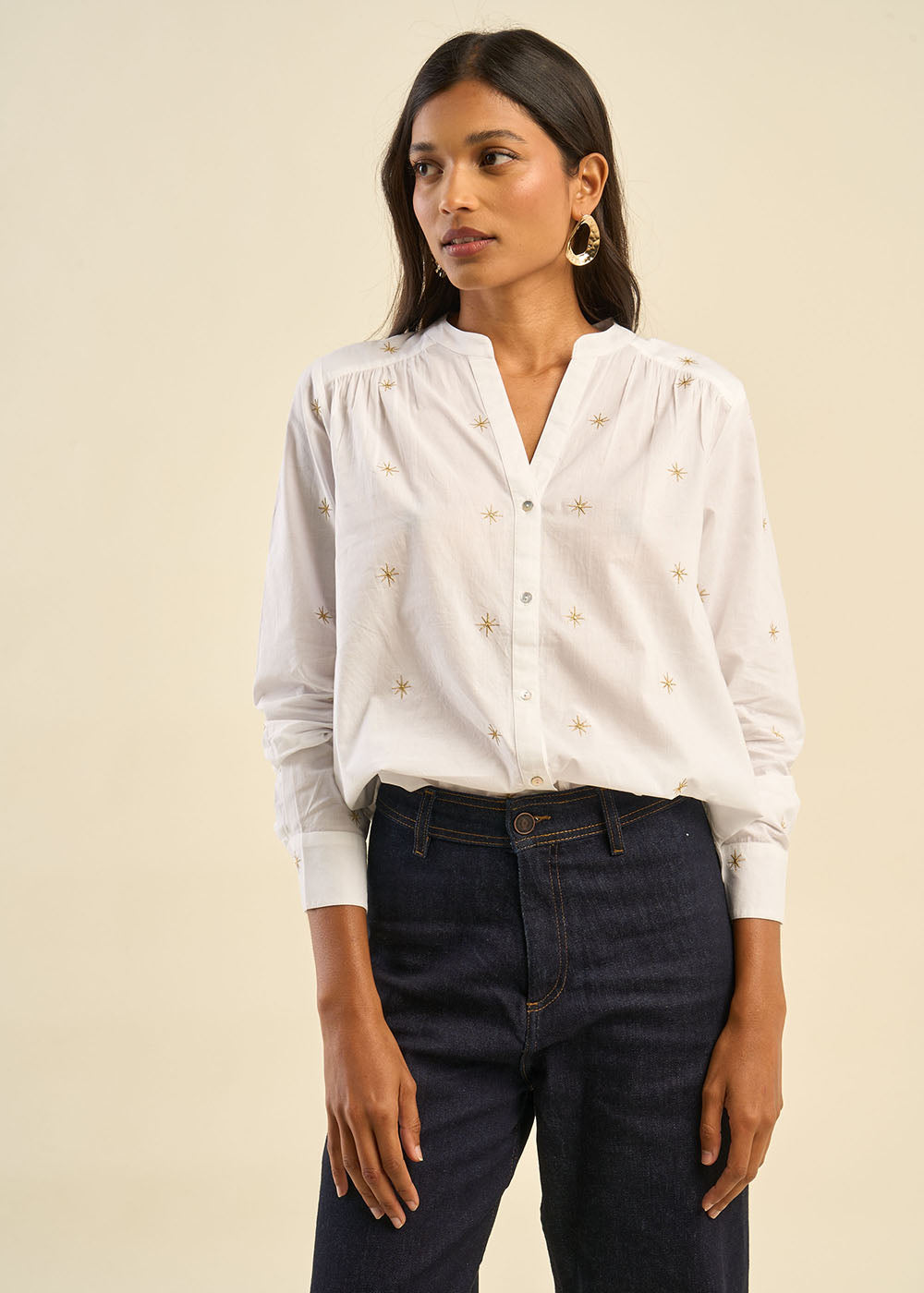 Chemise brodée