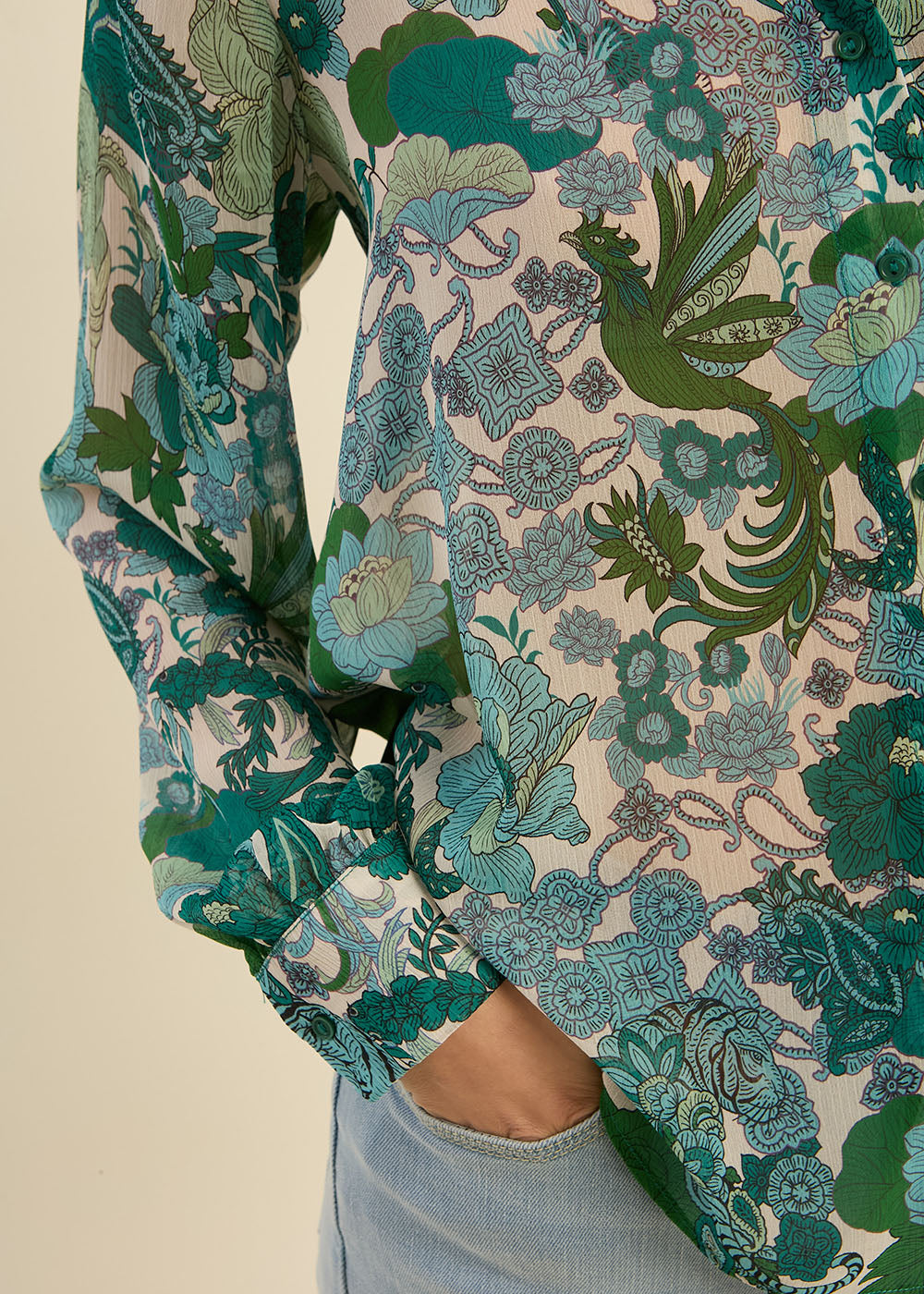 Chemise imprimé fleuri
