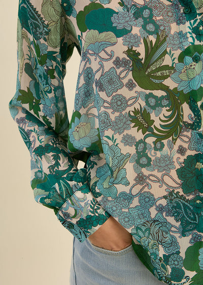 Chemise imprimé fleuri