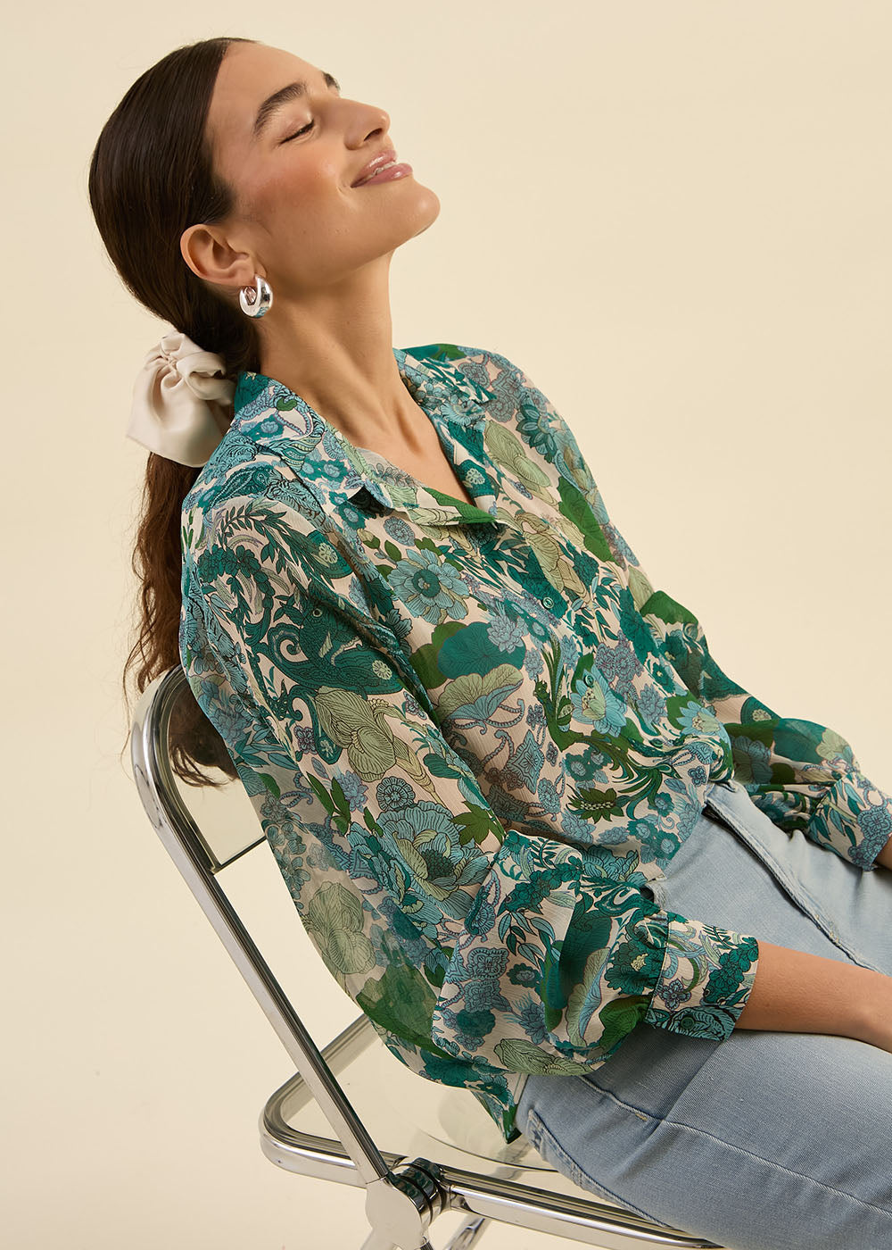 Chemise imprimé fleuri