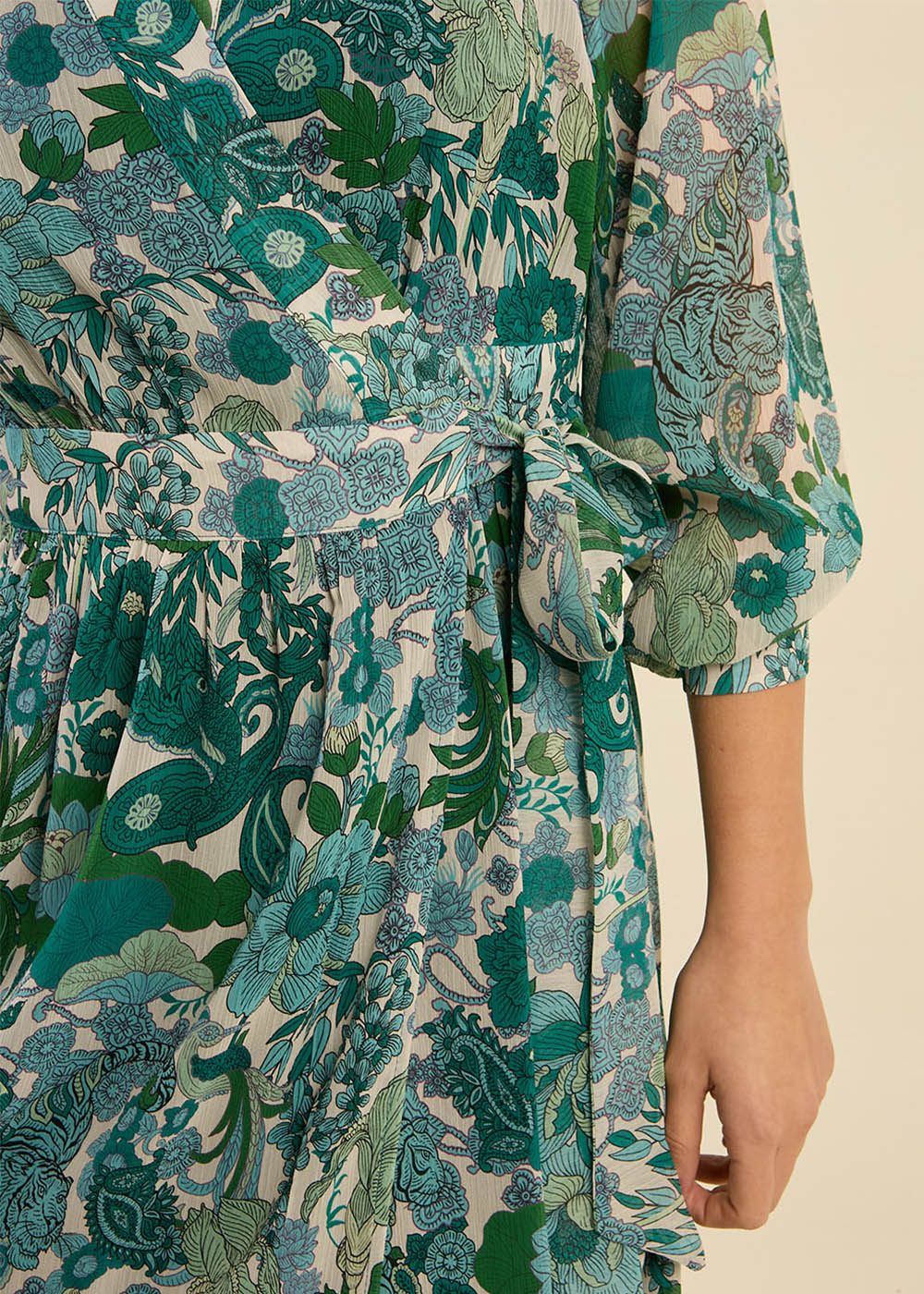 Robe longue imprimée