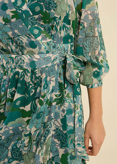 Robe longue imprimée