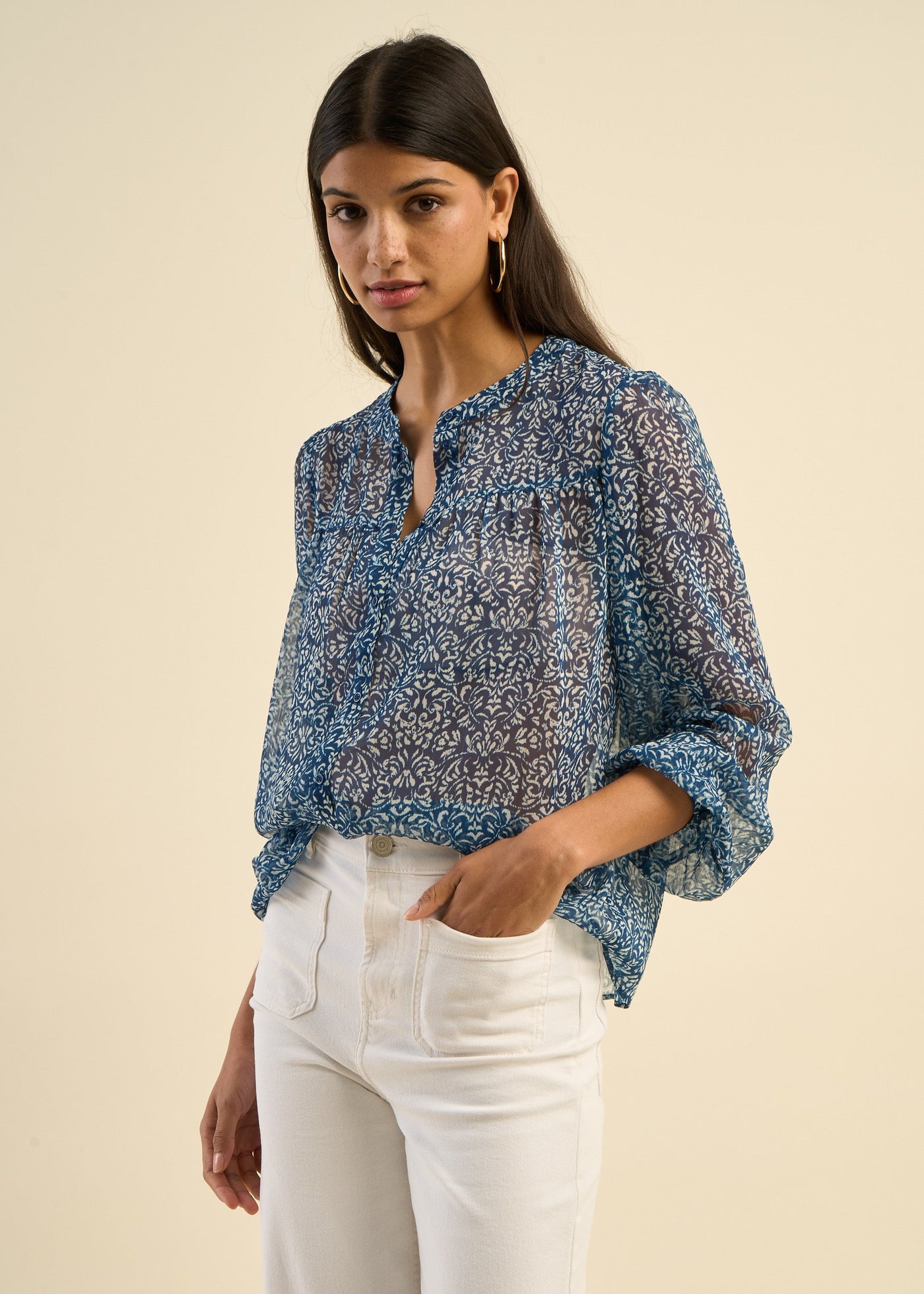 Blouse imprimé floral