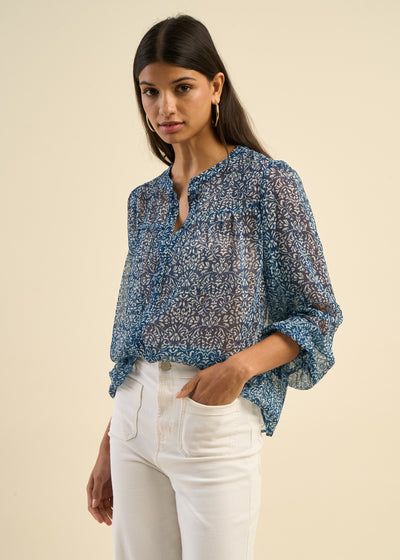 Blouse imprimé floral