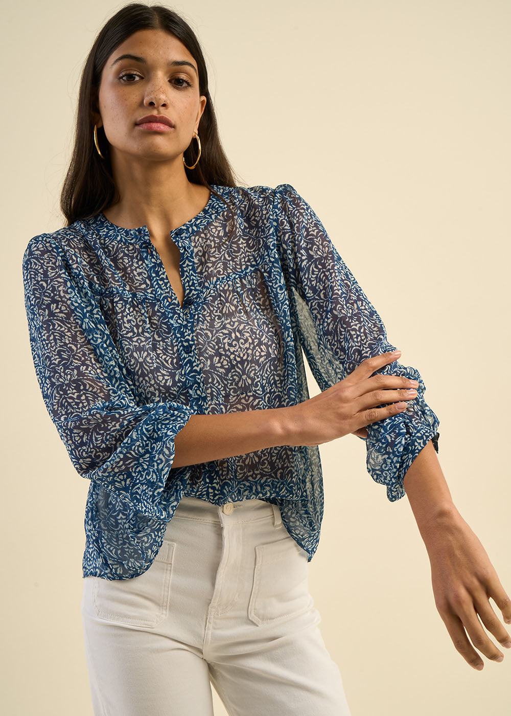 Blouse imprimé floral