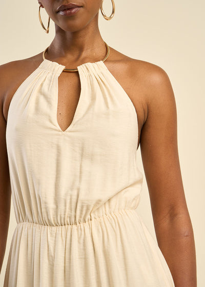 Robe longue bijoux