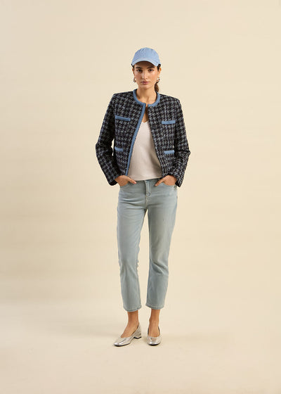 Jean slim 7/8 cinq poches
