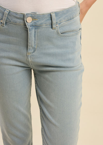 Jean slim 7/8 cinq poches