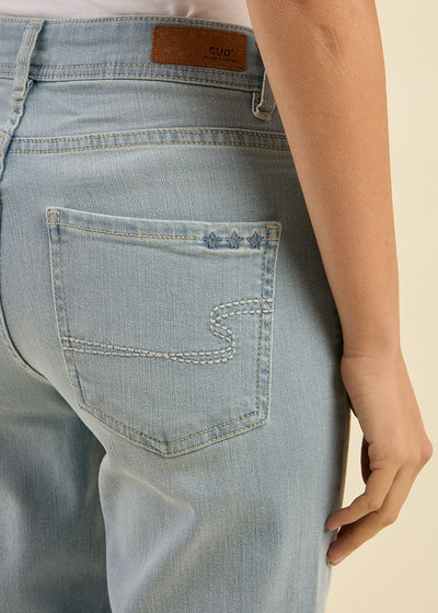 Jean boyfriend à cinq poches