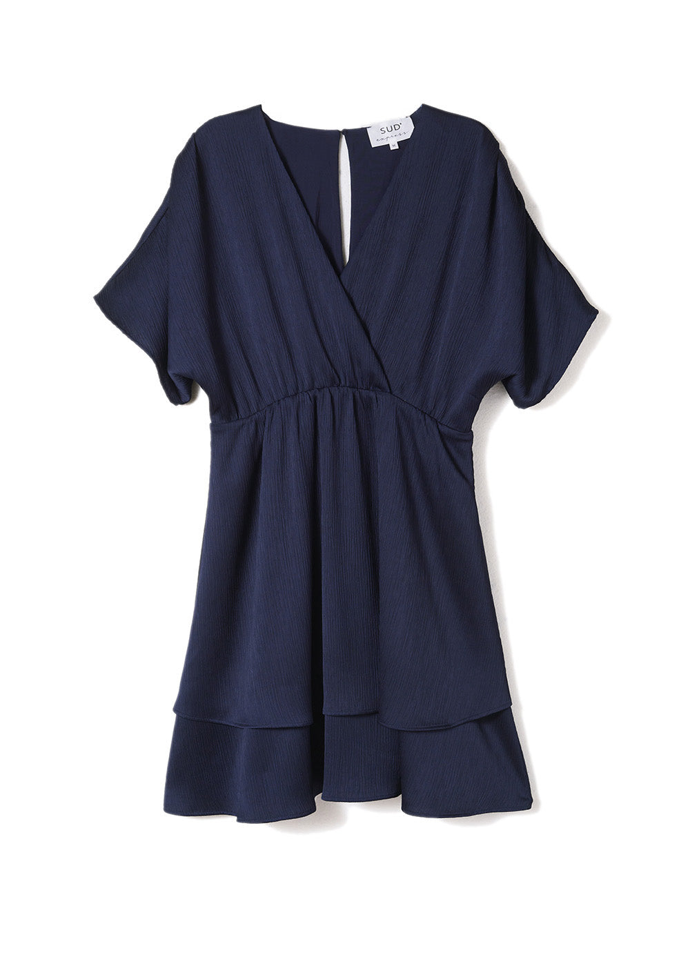 Robe courte à volants