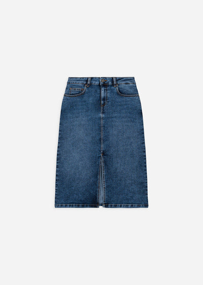 Jupe en jean midi