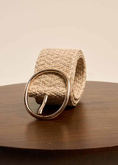 Ceinture en raffia
