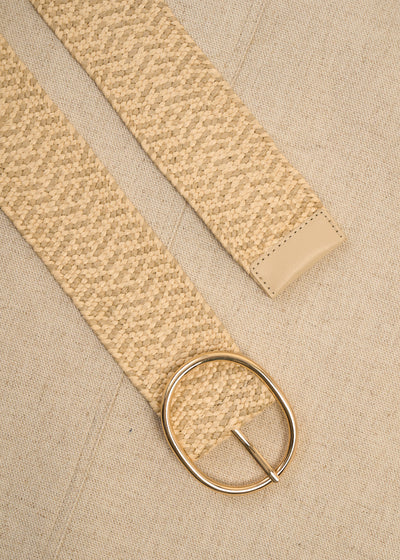 Ceinture en raffia