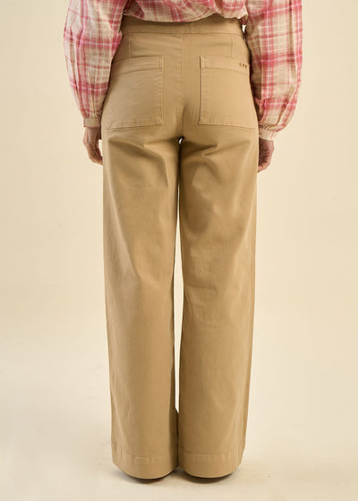 Pantalon droit à pont