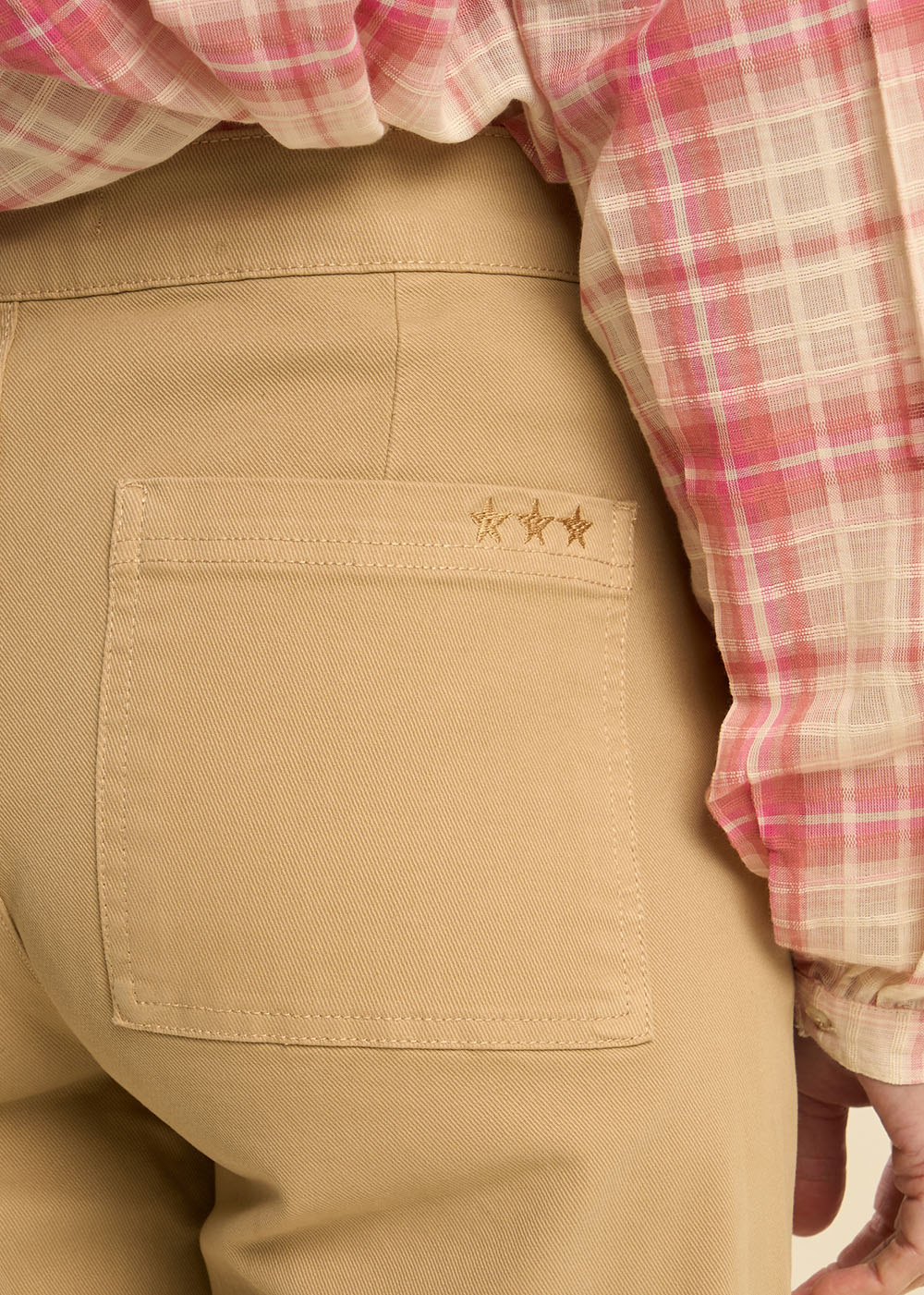 Pantalon droit à pont