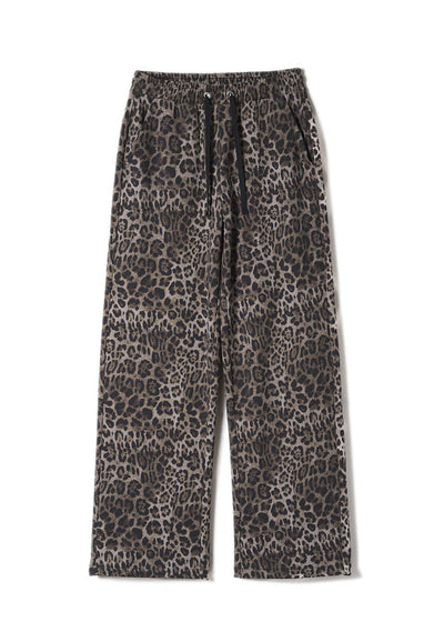 Pantalon fluide imprimé jaguar