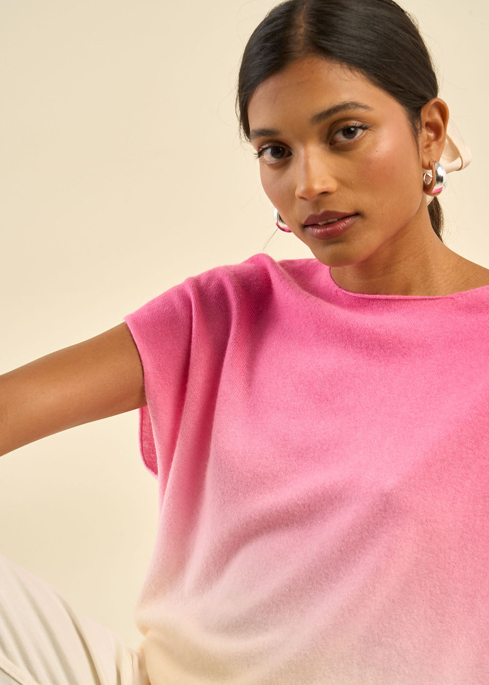 Pull manches courtes tie and dye