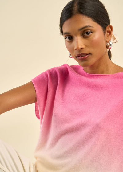 Pull manches courtes tie and dye