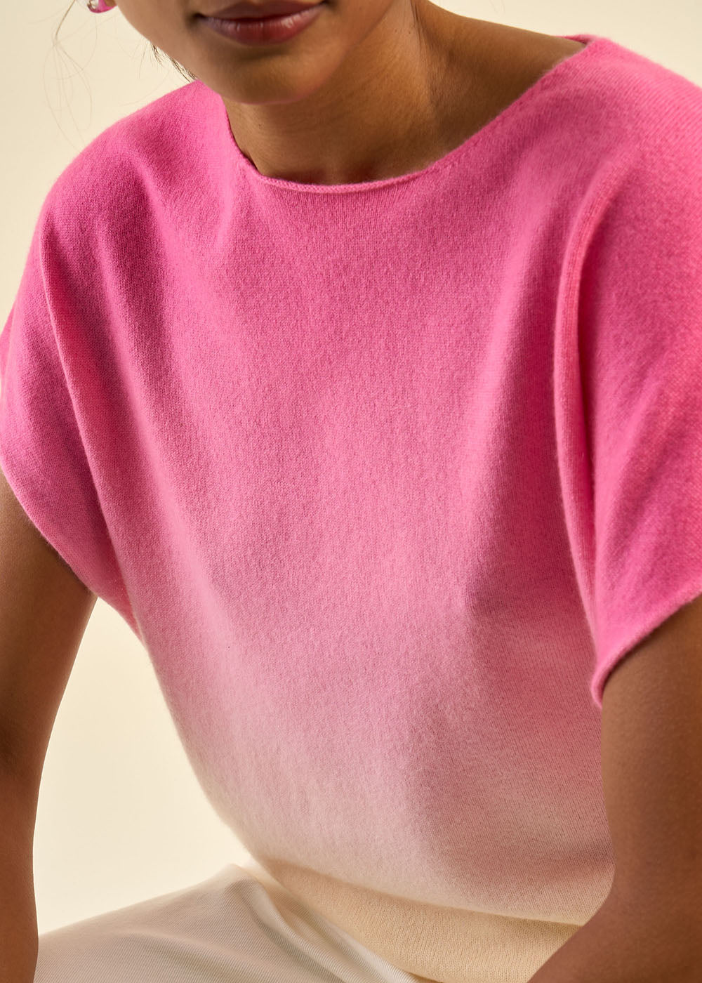 Pull manches courtes tie and dye
