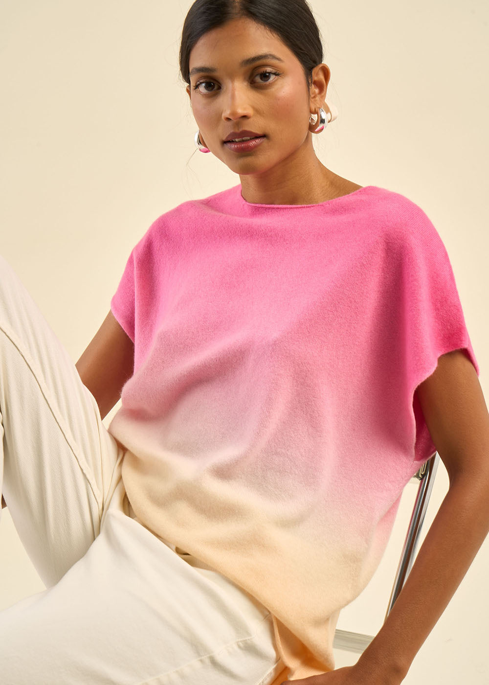 Pull manches courtes tie and dye