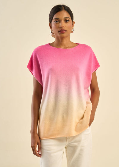 Pull manches courtes tie and dye