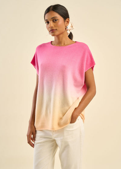 Pull manches courtes tie and dye