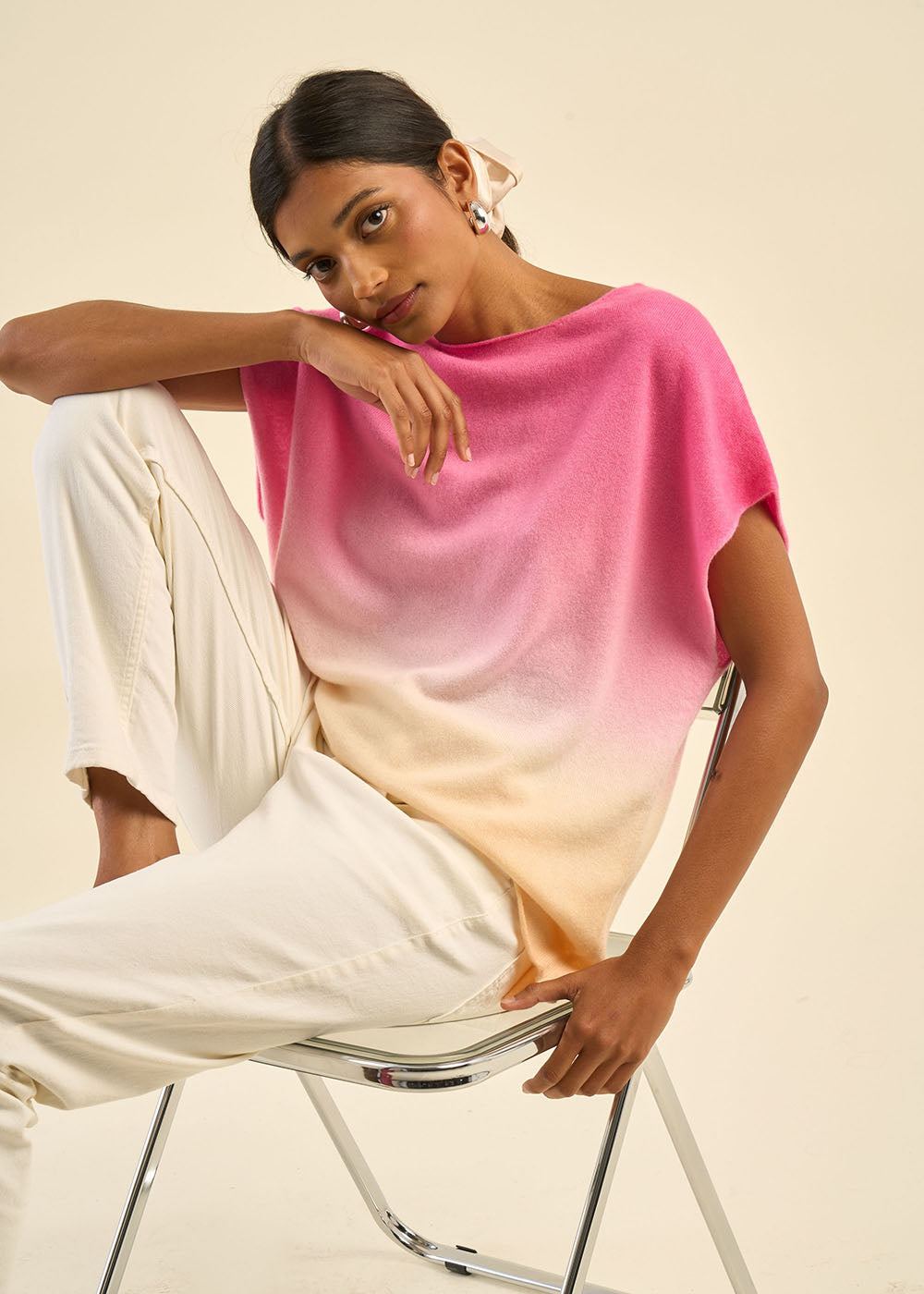 Pull manches courtes tie and dye