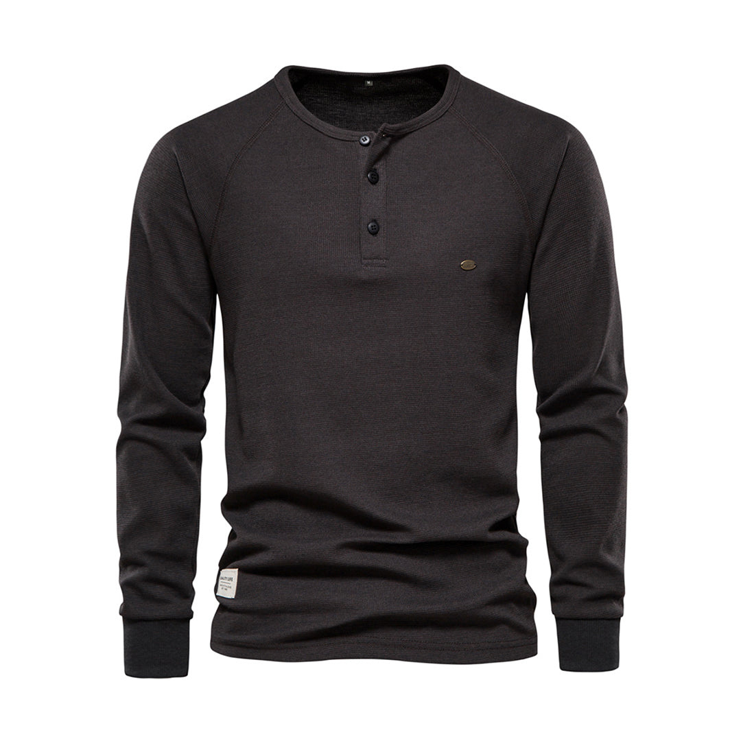 Fabien | T-shirt à Manches Longues pour Homme | Henley