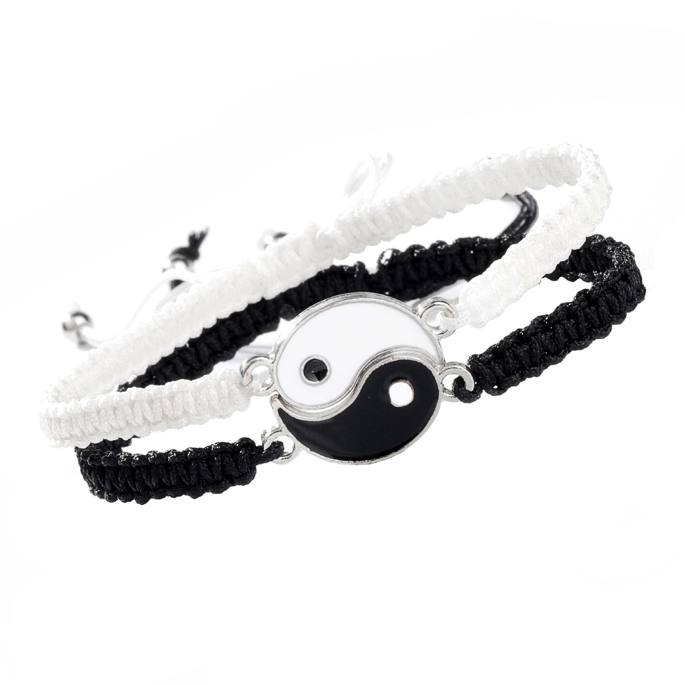 Bracelets Yin Yang d’amitié – Lot de 2 réglables