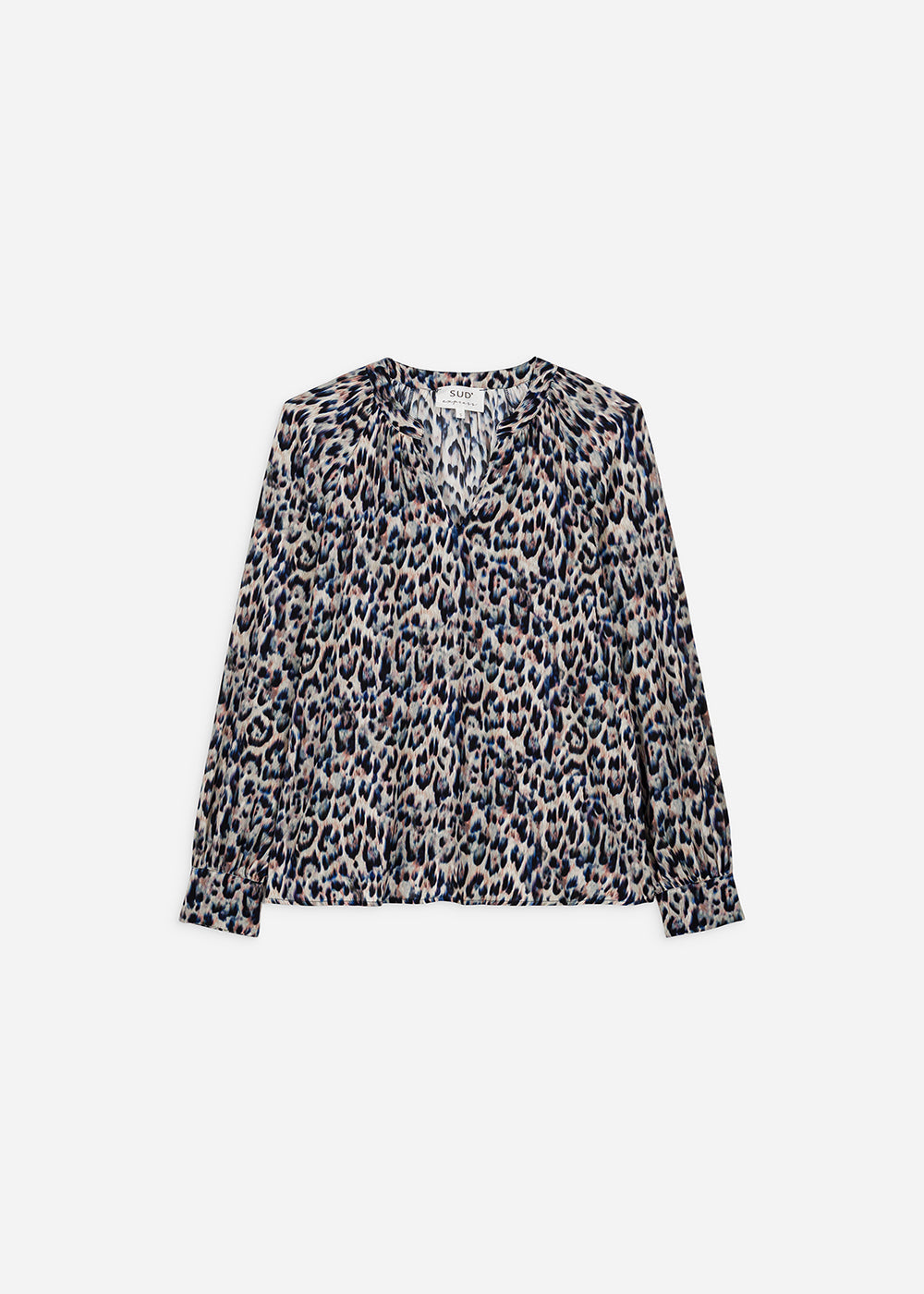 Blouse fluide imprimée léopard