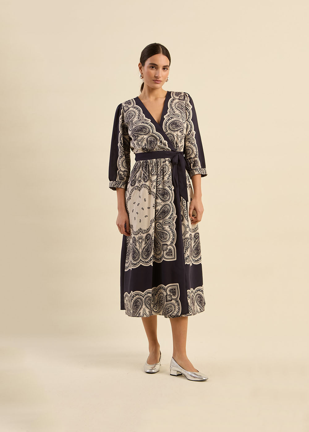 Robe Longue à motifs paisley