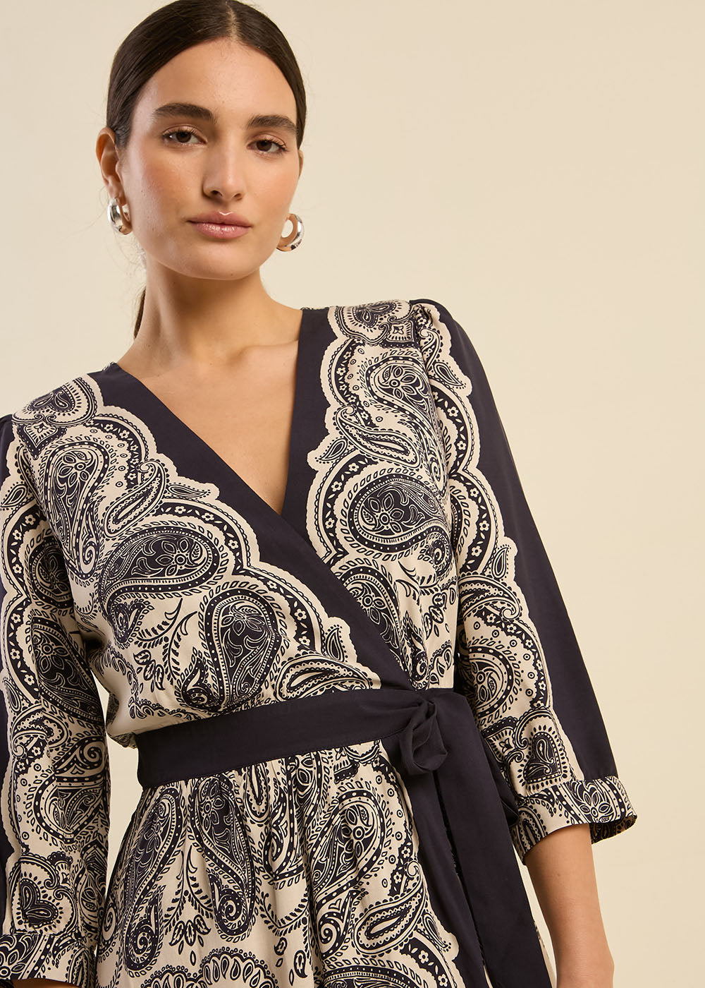 Robe Longue à motifs paisley